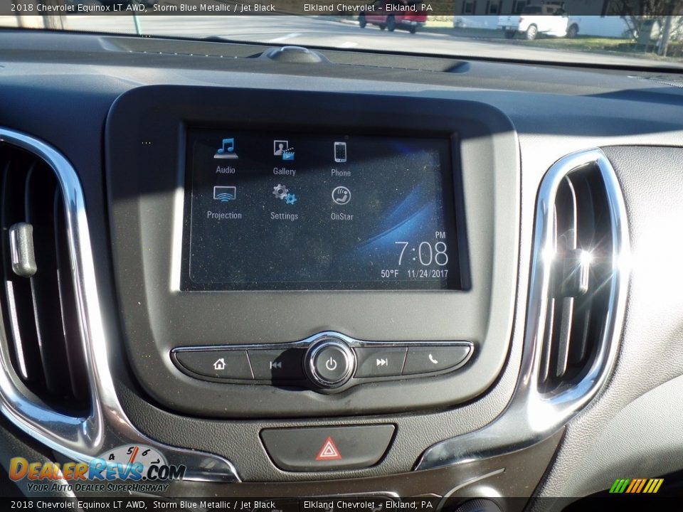 2018 Chevrolet Equinox LT AWD Storm Blue Metallic / Jet Black Photo #23