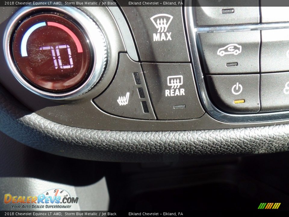 2018 Chevrolet Equinox LT AWD Storm Blue Metallic / Jet Black Photo #30