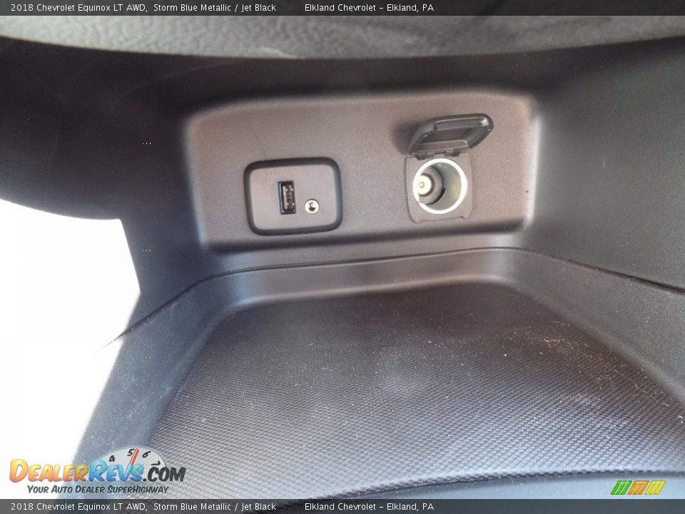 2018 Chevrolet Equinox LT AWD Storm Blue Metallic / Jet Black Photo #31