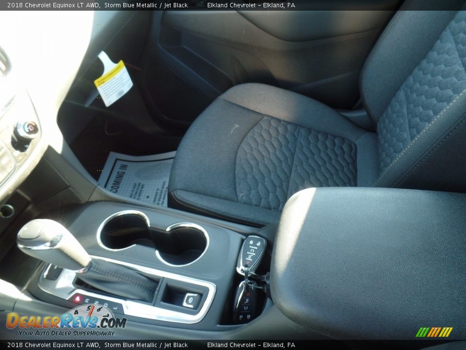 2018 Chevrolet Equinox LT AWD Storm Blue Metallic / Jet Black Photo #32