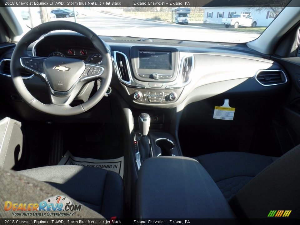 2018 Chevrolet Equinox LT AWD Storm Blue Metallic / Jet Black Photo #33