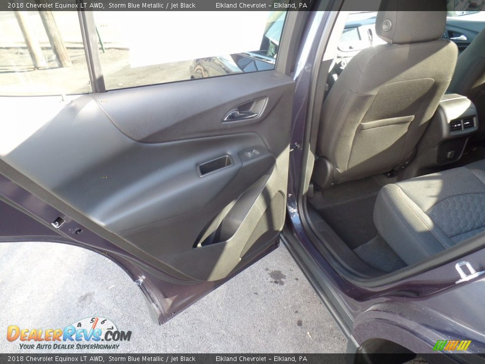 2018 Chevrolet Equinox LT AWD Storm Blue Metallic / Jet Black Photo #34
