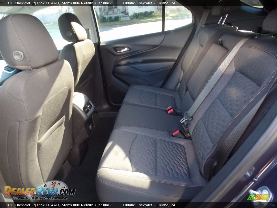 2018 Chevrolet Equinox LT AWD Storm Blue Metallic / Jet Black Photo #35