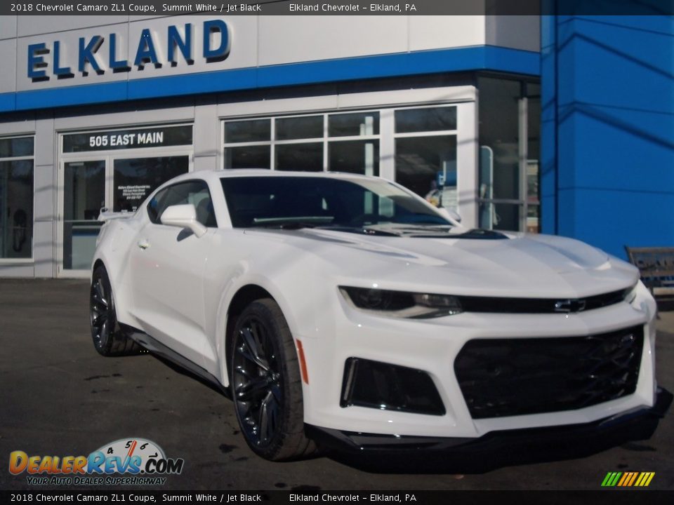 2018 Chevrolet Camaro ZL1 Coupe Summit White / Jet Black Photo #1