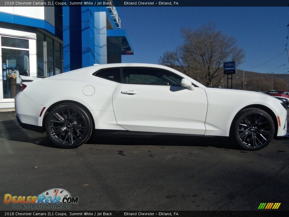 2018 Chevrolet Camaro ZL1 Coupe Summit White / Jet Black Photo #10