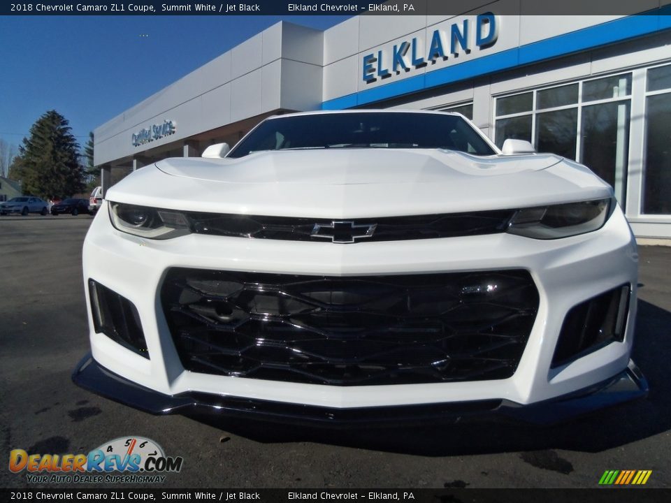2018 Chevrolet Camaro ZL1 Coupe Summit White / Jet Black Photo #13