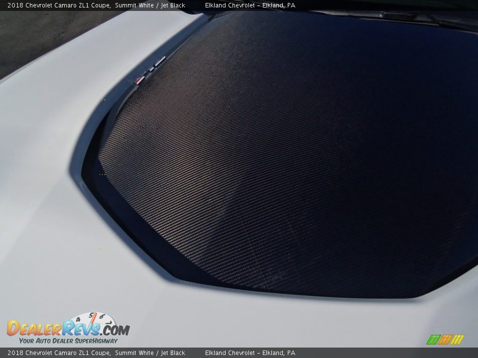 2018 Chevrolet Camaro ZL1 Coupe Summit White / Jet Black Photo #14