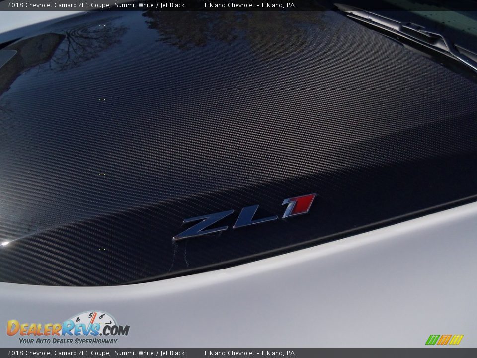 2018 Chevrolet Camaro ZL1 Coupe Summit White / Jet Black Photo #15