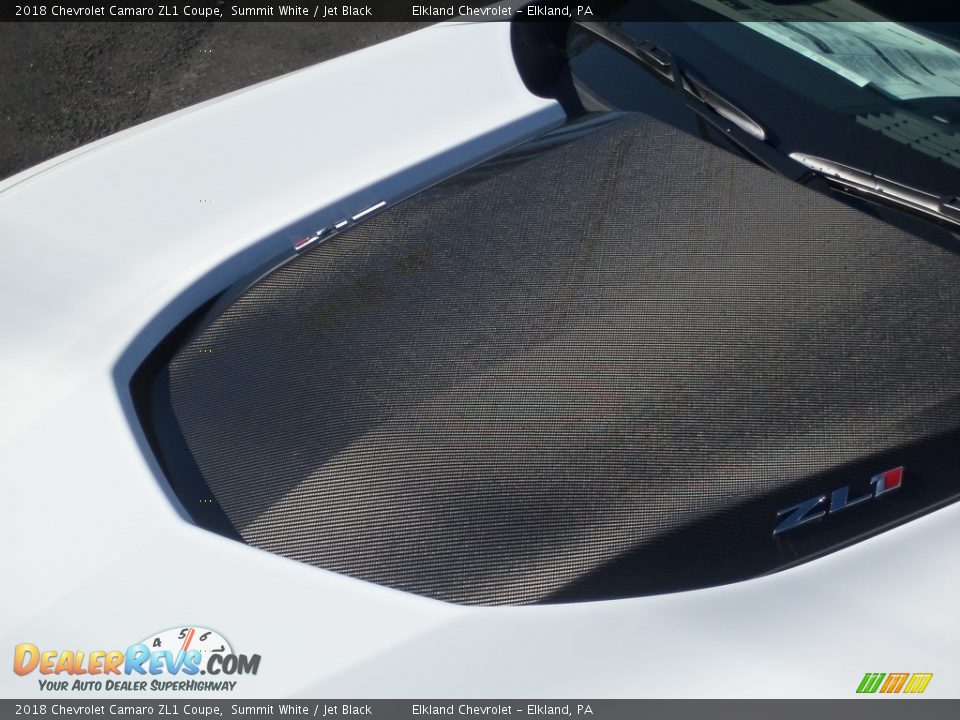 2018 Chevrolet Camaro ZL1 Coupe Summit White / Jet Black Photo #18