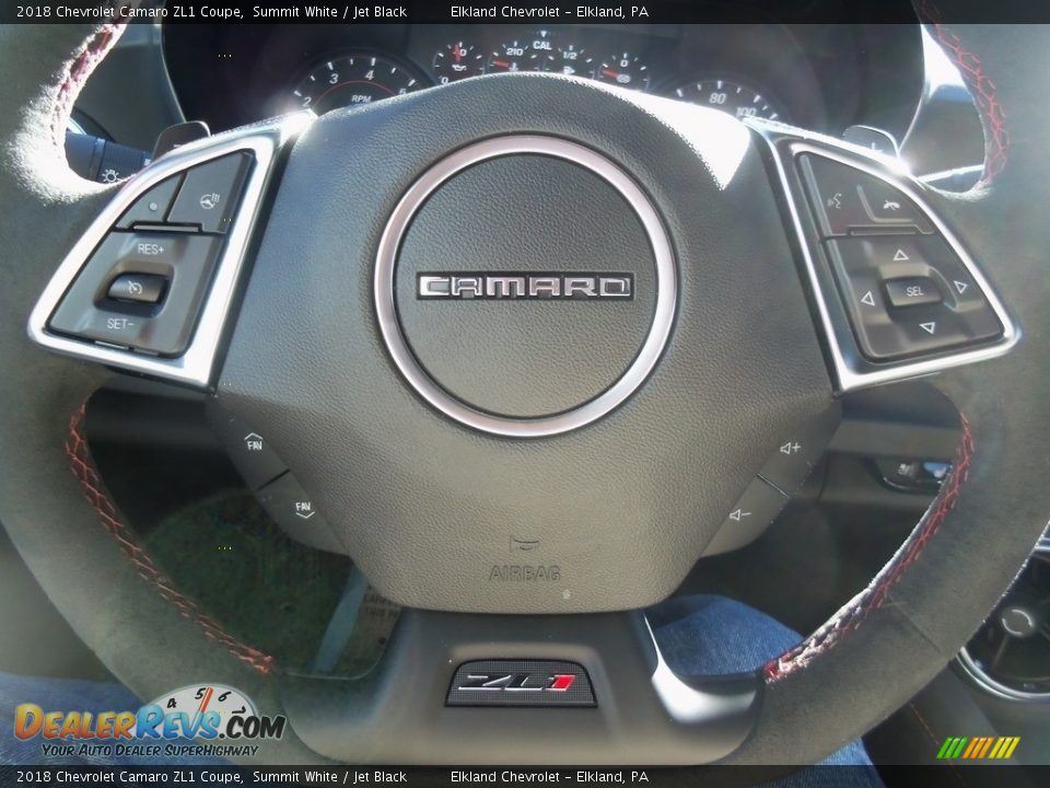 2018 Chevrolet Camaro ZL1 Coupe Summit White / Jet Black Photo #26