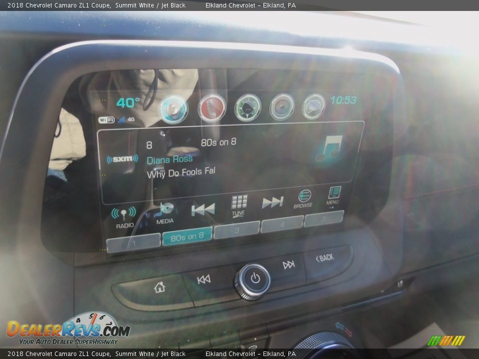 2018 Chevrolet Camaro ZL1 Coupe Summit White / Jet Black Photo #29