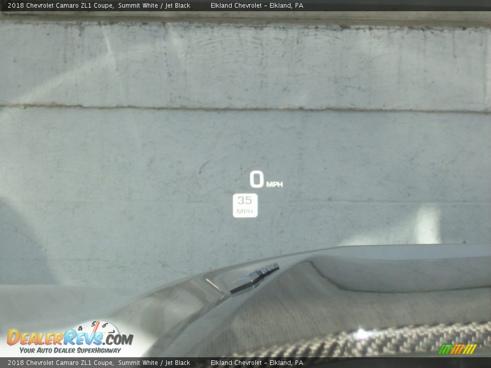 2018 Chevrolet Camaro ZL1 Coupe Summit White / Jet Black Photo #32
