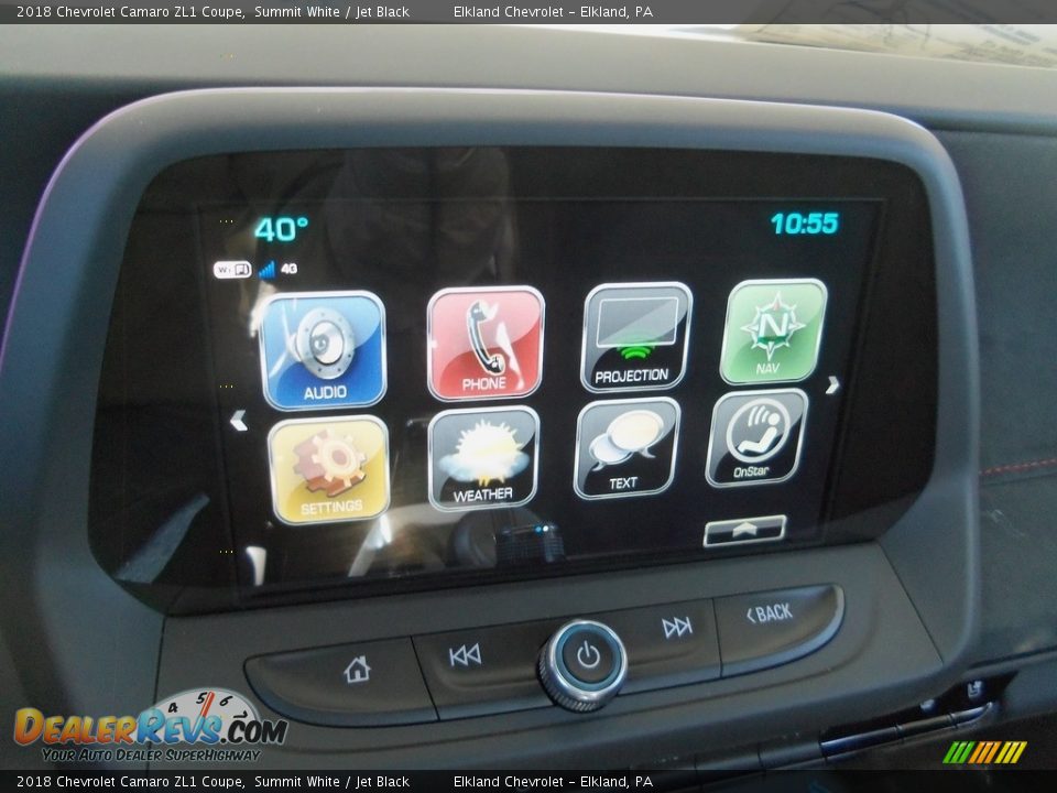 2018 Chevrolet Camaro ZL1 Coupe Summit White / Jet Black Photo #34