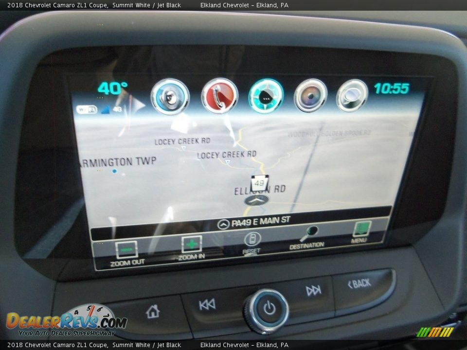 2018 Chevrolet Camaro ZL1 Coupe Summit White / Jet Black Photo #35