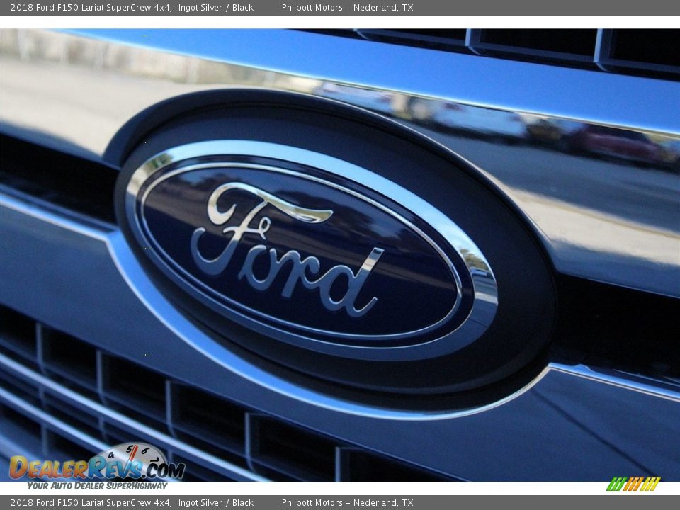 2018 Ford F150 Lariat SuperCrew 4x4 Ingot Silver / Black Photo #4