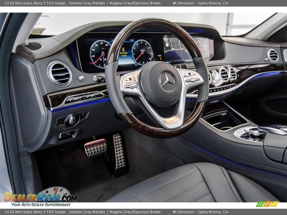 Dashboard of 2018 Mercedes-Benz S 560 Sedan Photo #6