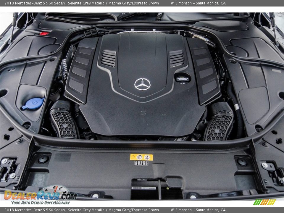 2018 Mercedes-Benz S 560 Sedan 4.0 Liter biturbo DOHC 32-Valve VVT V8 Engine Photo #8