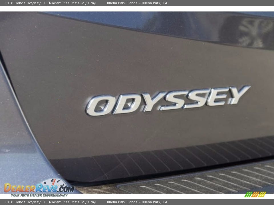 2018 Honda Odyssey EX Modern Steel Metallic / Gray Photo #3