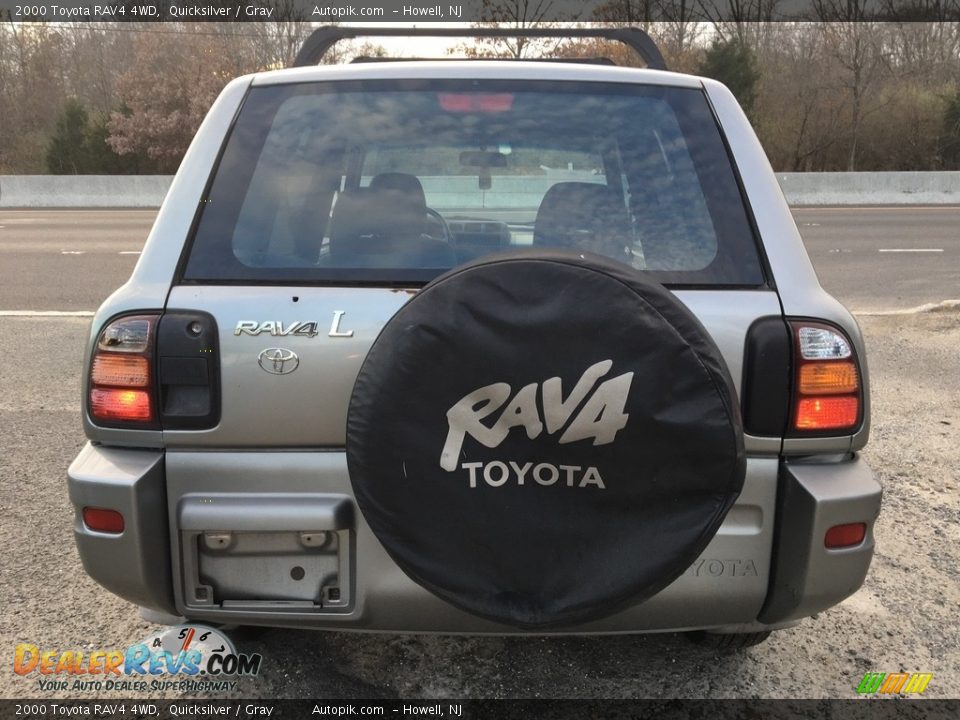 2000 Toyota RAV4 4WD Quicksilver / Gray Photo #4