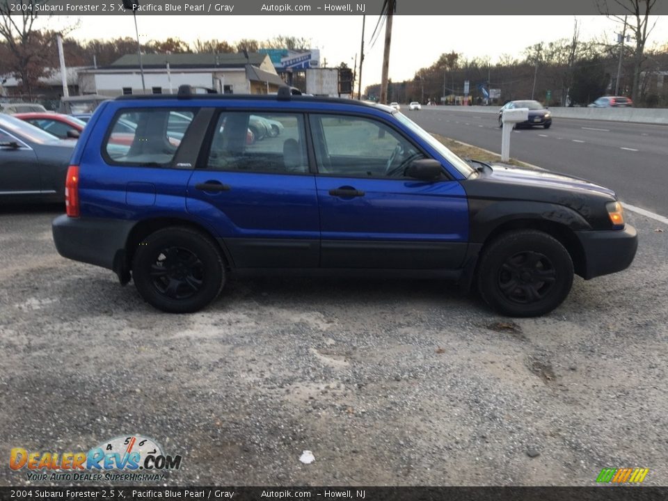 2004 Subaru Forester 2.5 X Pacifica Blue Pearl / Gray Photo #6