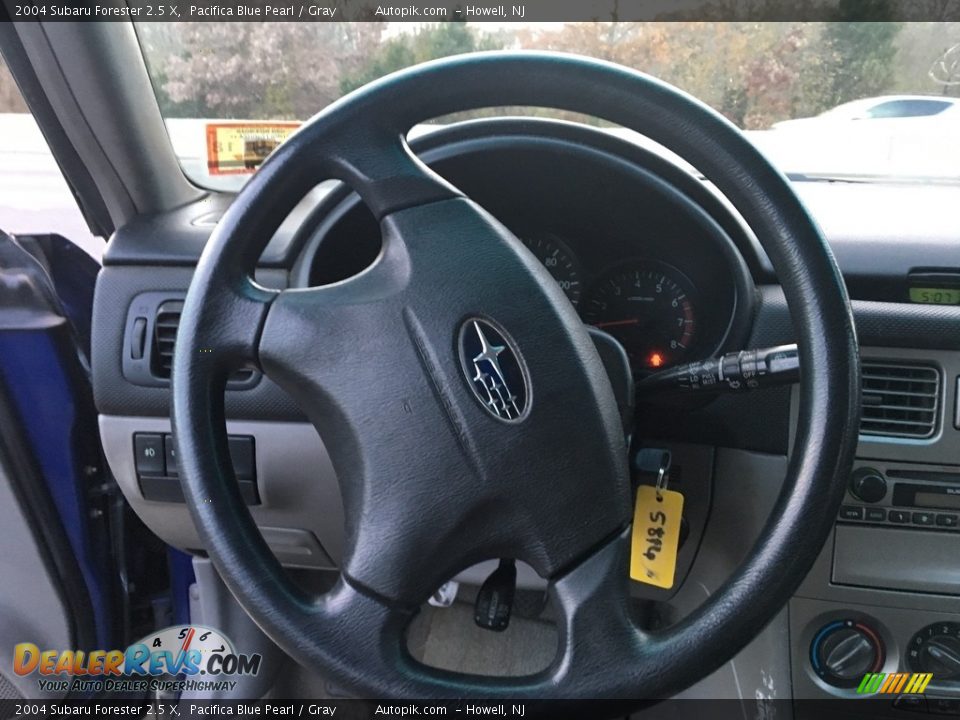 2004 Subaru Forester 2.5 X Pacifica Blue Pearl / Gray Photo #15
