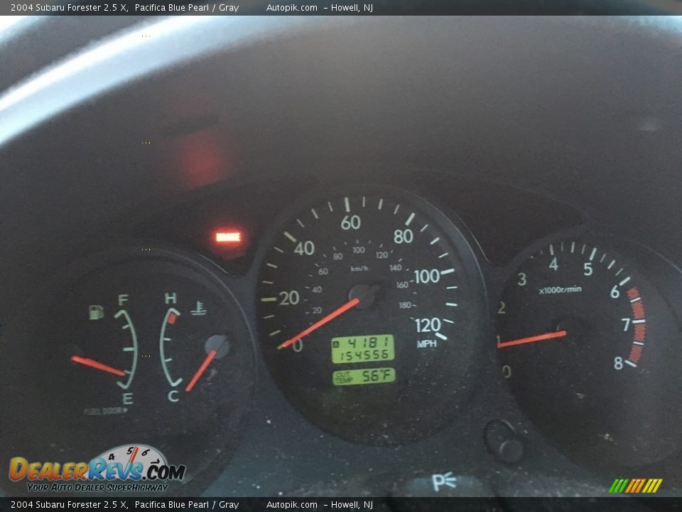 2004 Subaru Forester 2.5 X Pacifica Blue Pearl / Gray Photo #16