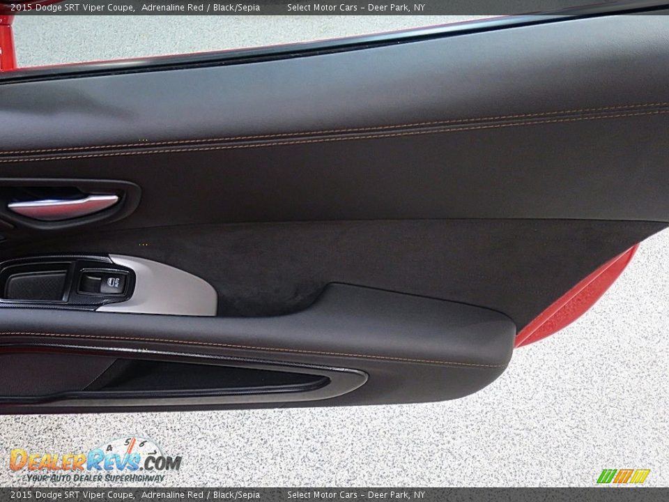 2015 Dodge SRT Viper Coupe Adrenaline Red / Black/Sepia Photo #21