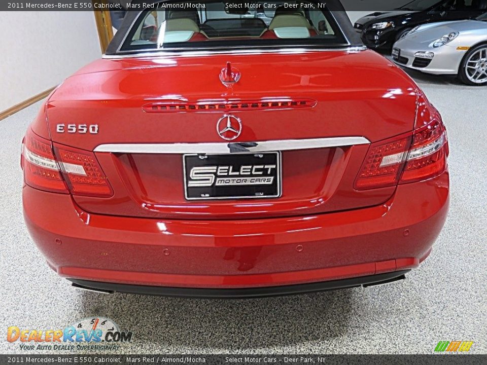 2011 Mercedes-Benz E 550 Cabriolet Mars Red / Almond/Mocha Photo #5
