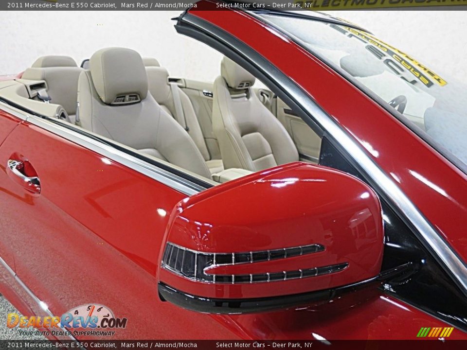 2011 Mercedes-Benz E 550 Cabriolet Mars Red / Almond/Mocha Photo #15