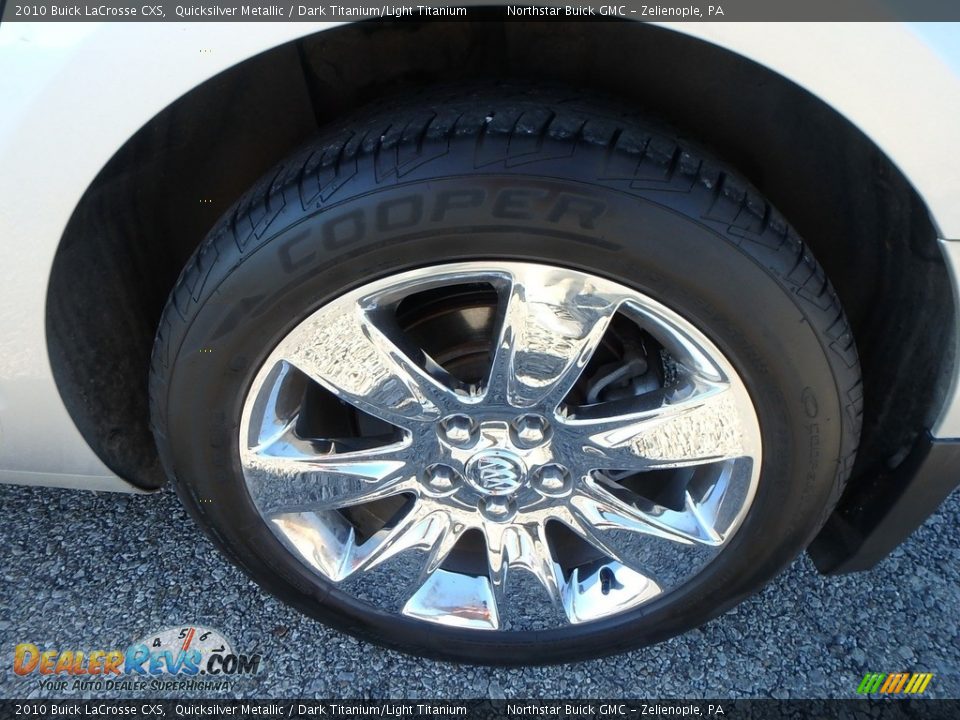 2010 Buick LaCrosse CXS Quicksilver Metallic / Dark Titanium/Light Titanium Photo #13