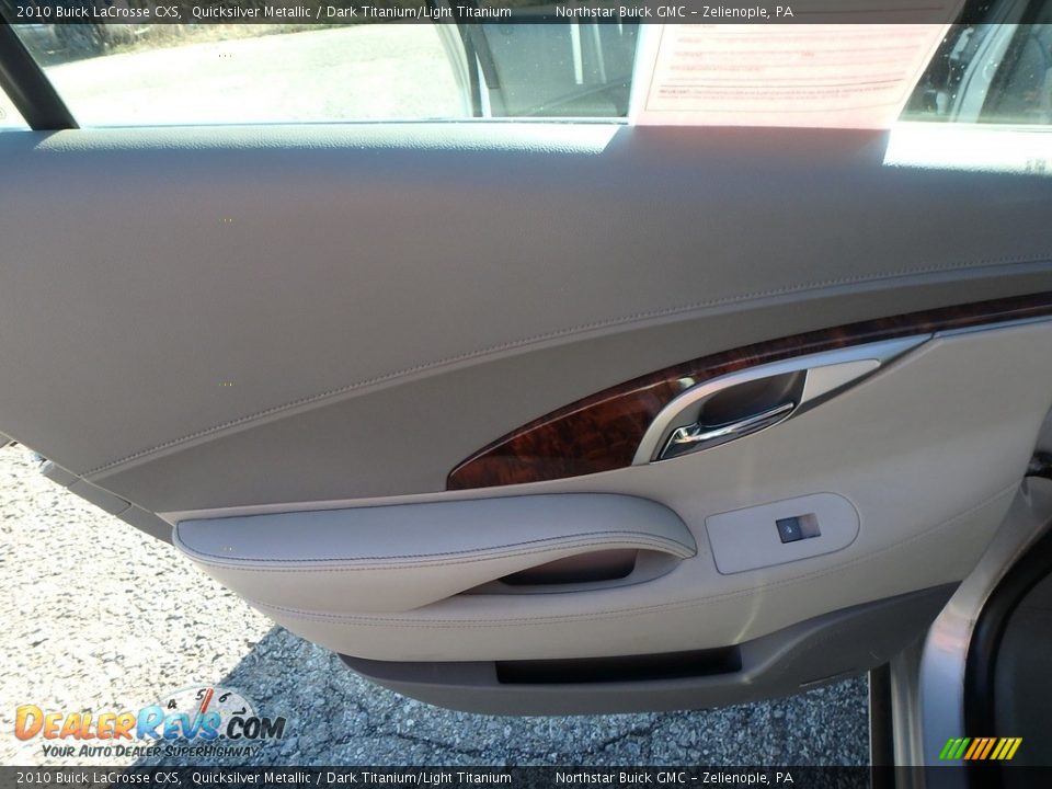 2010 Buick LaCrosse CXS Quicksilver Metallic / Dark Titanium/Light Titanium Photo #17