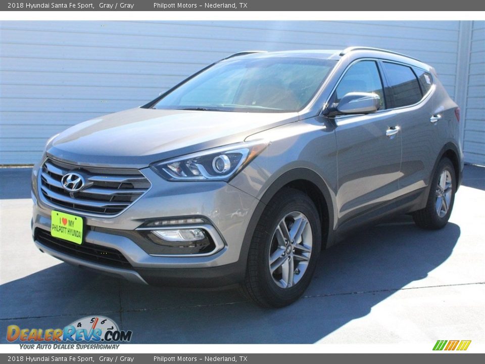 2018 Hyundai Santa Fe Sport Gray / Gray Photo #3