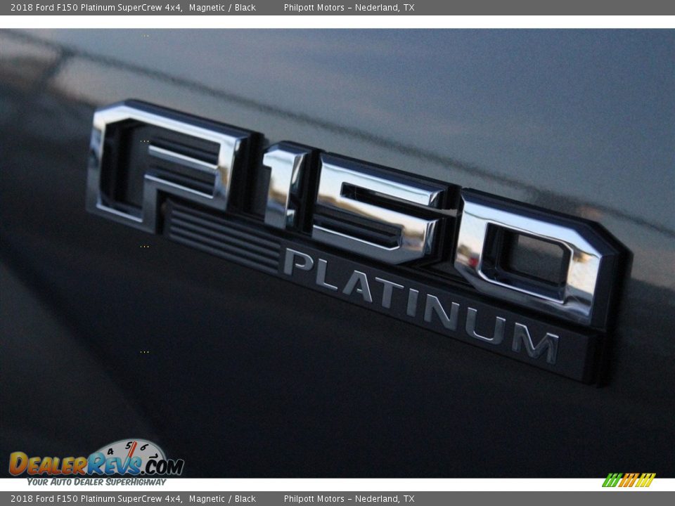 2018 Ford F150 Platinum SuperCrew 4x4 Magnetic / Black Photo #6