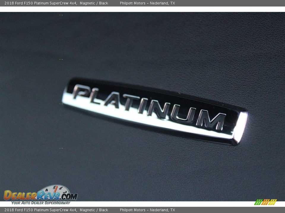 2018 Ford F150 Platinum SuperCrew 4x4 Magnetic / Black Photo #14