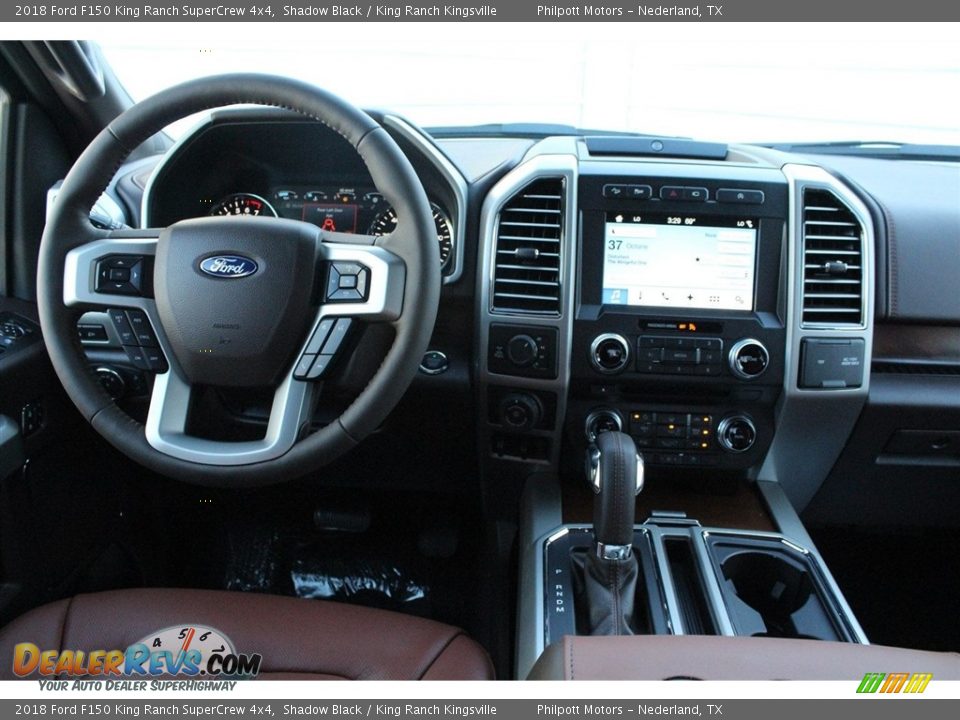 Dashboard of 2018 Ford F150 King Ranch SuperCrew 4x4 Photo #27