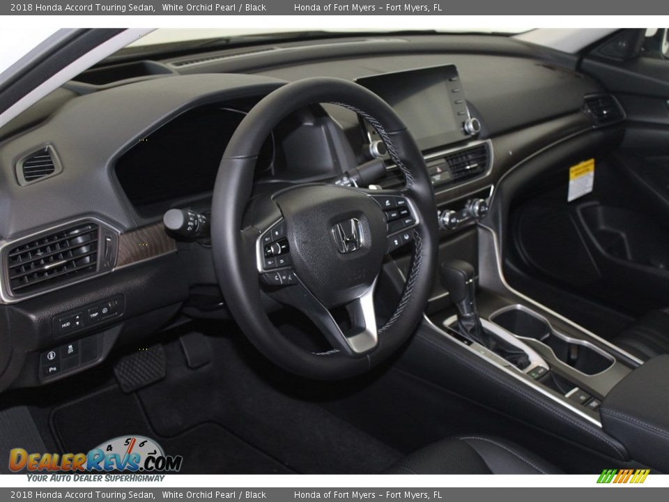 2018 Honda Accord Touring Sedan White Orchid Pearl / Black Photo #13