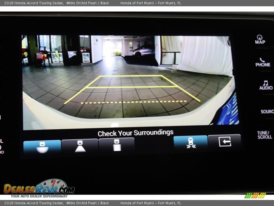 2018 Honda Accord Touring Sedan White Orchid Pearl / Black Photo #17