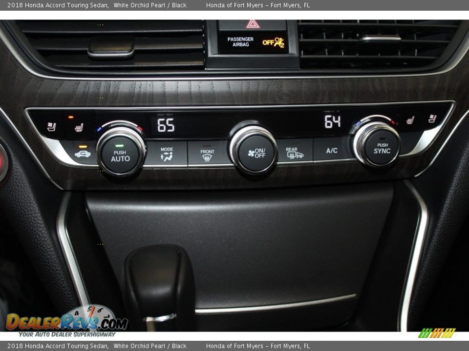 2018 Honda Accord Touring Sedan White Orchid Pearl / Black Photo #20