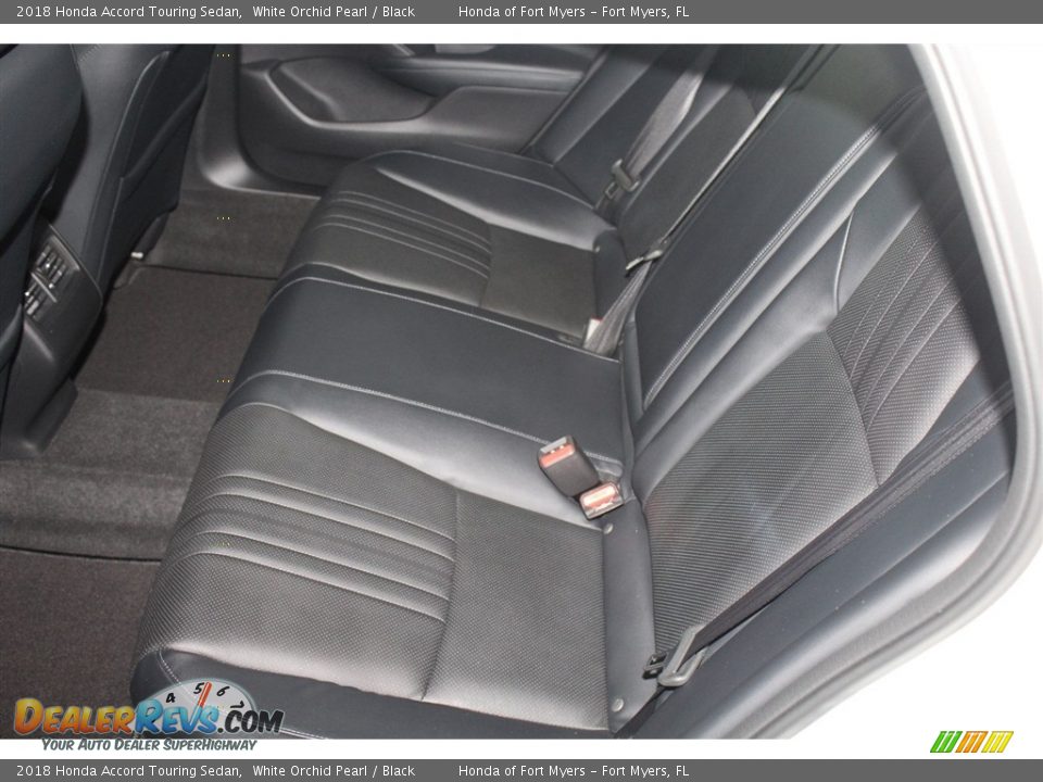 2018 Honda Accord Touring Sedan White Orchid Pearl / Black Photo #24