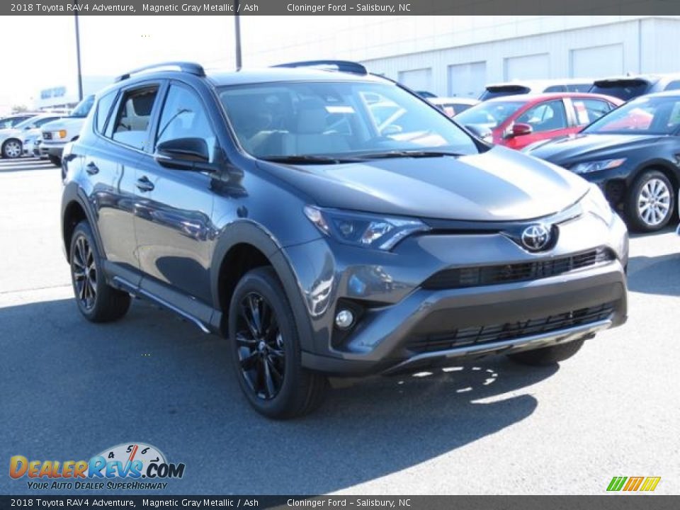 2018 Toyota RAV4 Adventure Magnetic Gray Metallic / Ash Photo #1
