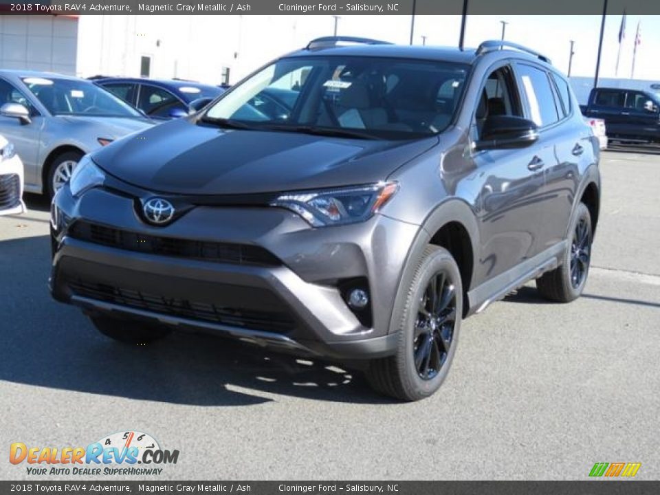 2018 Toyota RAV4 Adventure Magnetic Gray Metallic / Ash Photo #3