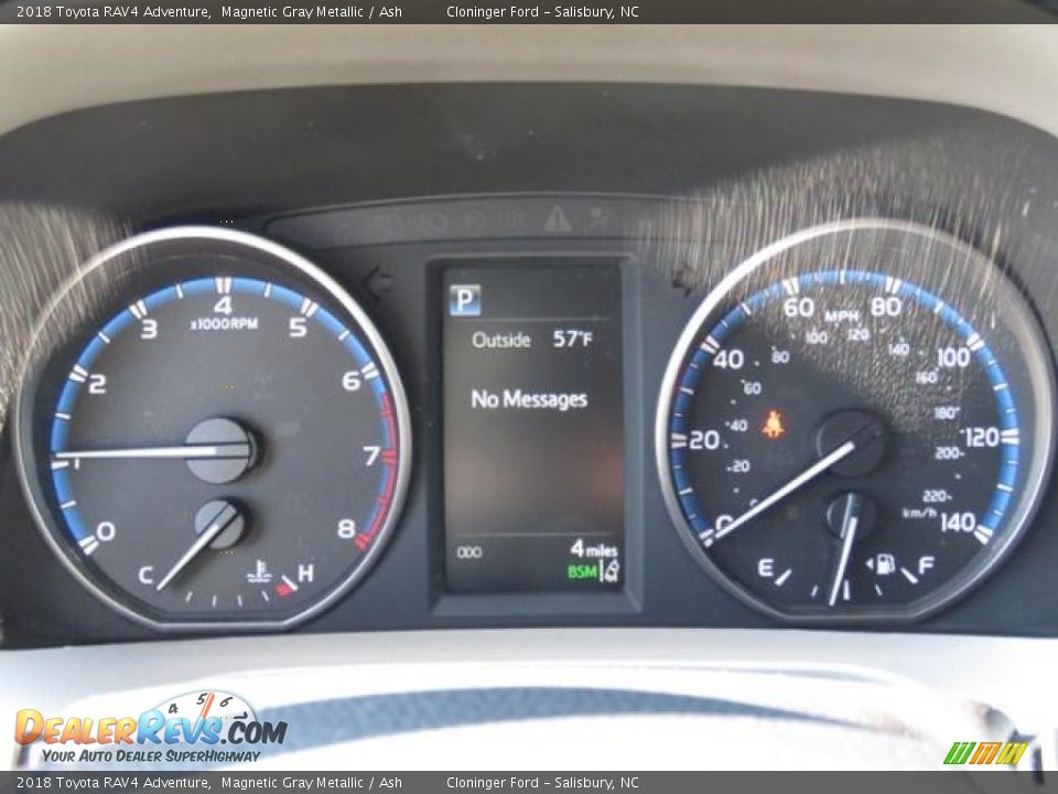 2018 Toyota RAV4 Adventure Magnetic Gray Metallic / Ash Photo #8