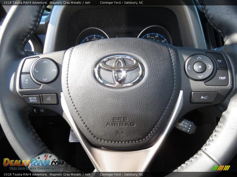 2018 Toyota RAV4 Adventure Magnetic Gray Metallic / Ash Photo #13