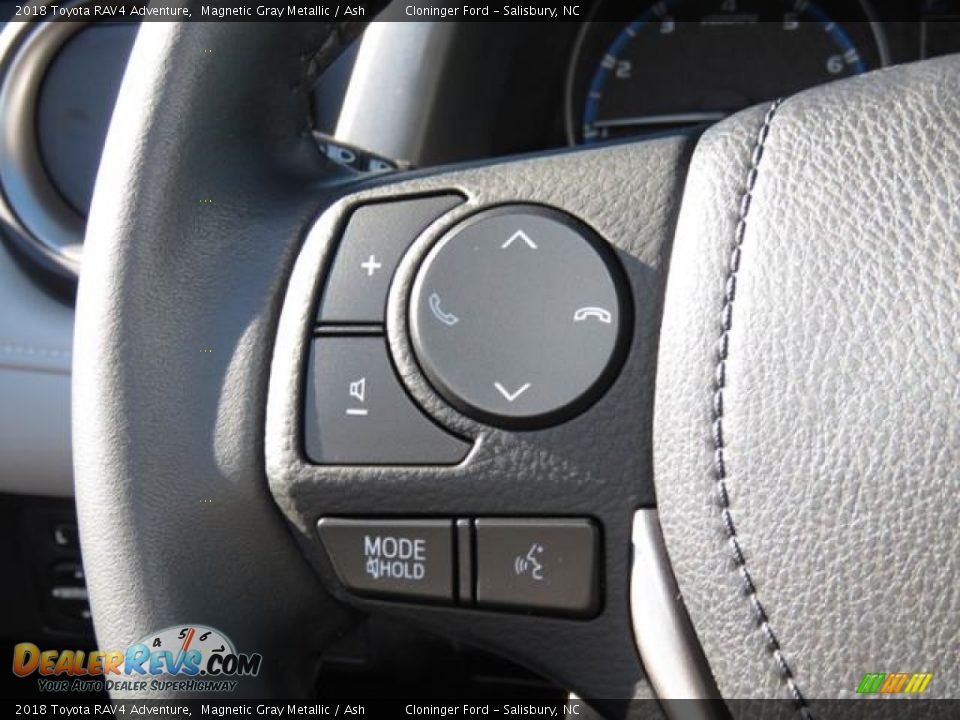 2018 Toyota RAV4 Adventure Magnetic Gray Metallic / Ash Photo #14