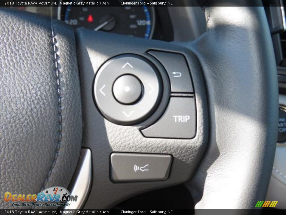2018 Toyota RAV4 Adventure Magnetic Gray Metallic / Ash Photo #15