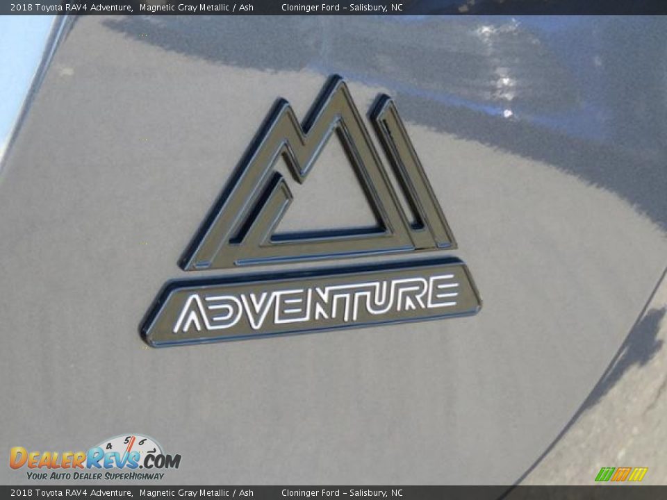 2018 Toyota RAV4 Adventure Magnetic Gray Metallic / Ash Photo #19