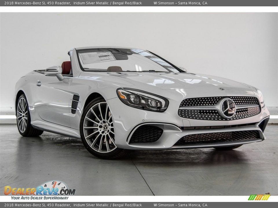 Front 3/4 View of 2018 Mercedes-Benz SL 450 Roadster Photo #12