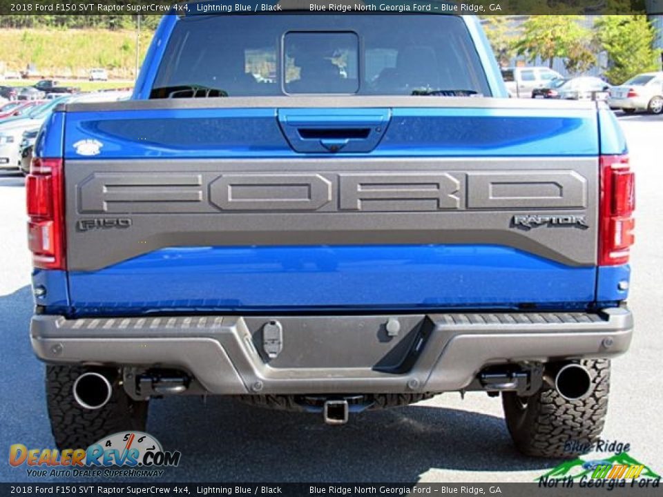 2018 Ford F150 SVT Raptor SuperCrew 4x4 Lightning Blue / Black Photo #4