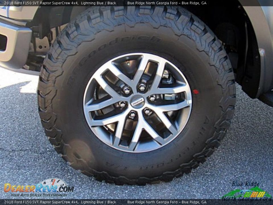 2018 Ford F150 SVT Raptor SuperCrew 4x4 Lightning Blue / Black Photo #9