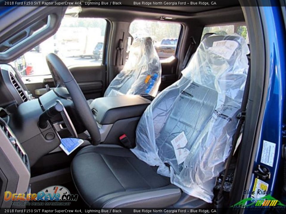 2018 Ford F150 SVT Raptor SuperCrew 4x4 Lightning Blue / Black Photo #12